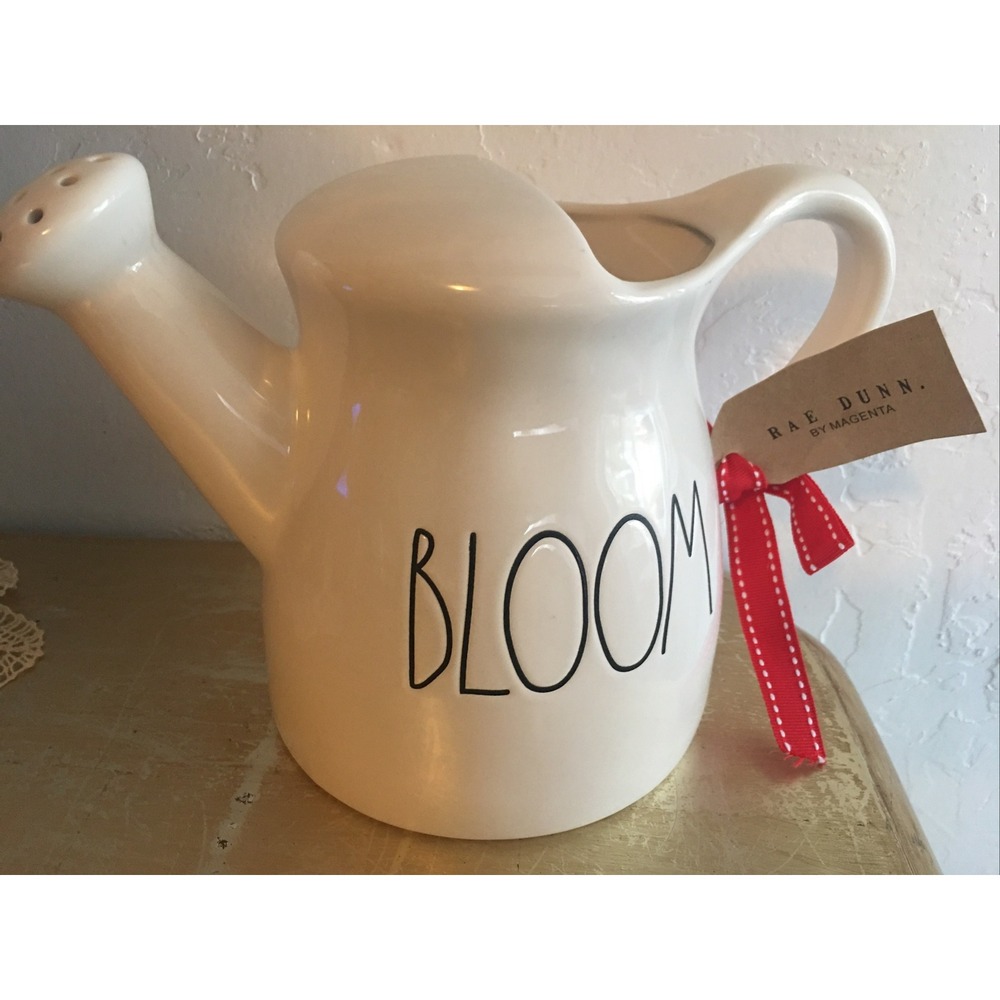 NEW Rae Dunn Bloom Artisan Collection By Magenta #195 Flower Plant Water Pitcher